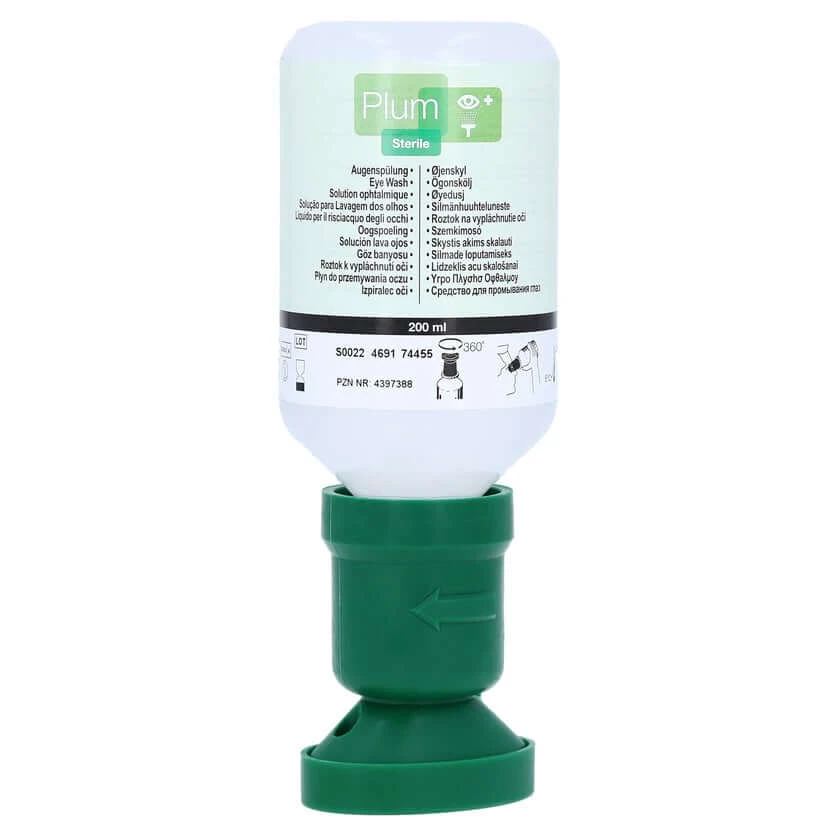PLUM NaCl oogdoucheoplossing met oogschelp 200 ml