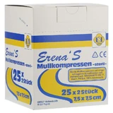 Erena sterile gauze compresses 7.5x7.5 cm 8 fold 25X2 pcs.