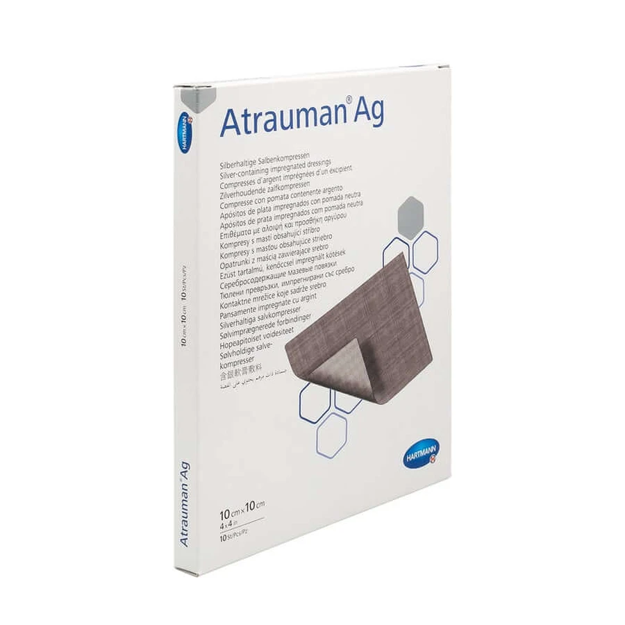 Atrauman Ag 10x10 cm compresse sterili 10 pz.