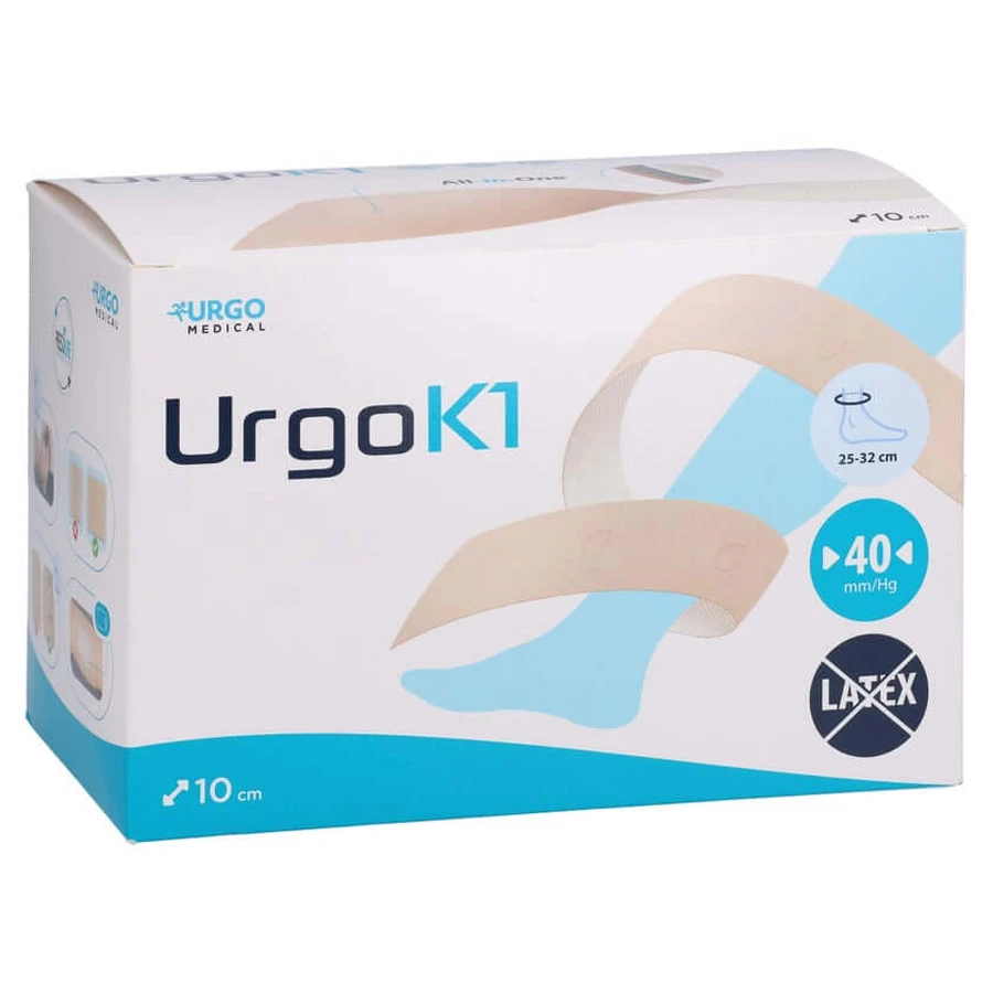 Urgok1 Compr.syst.10cm circunferencia tobillo 25-32c 6 uds.