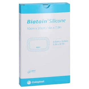Biatain Pansement en mousse de silicone 10x20 cm 5 pcs.