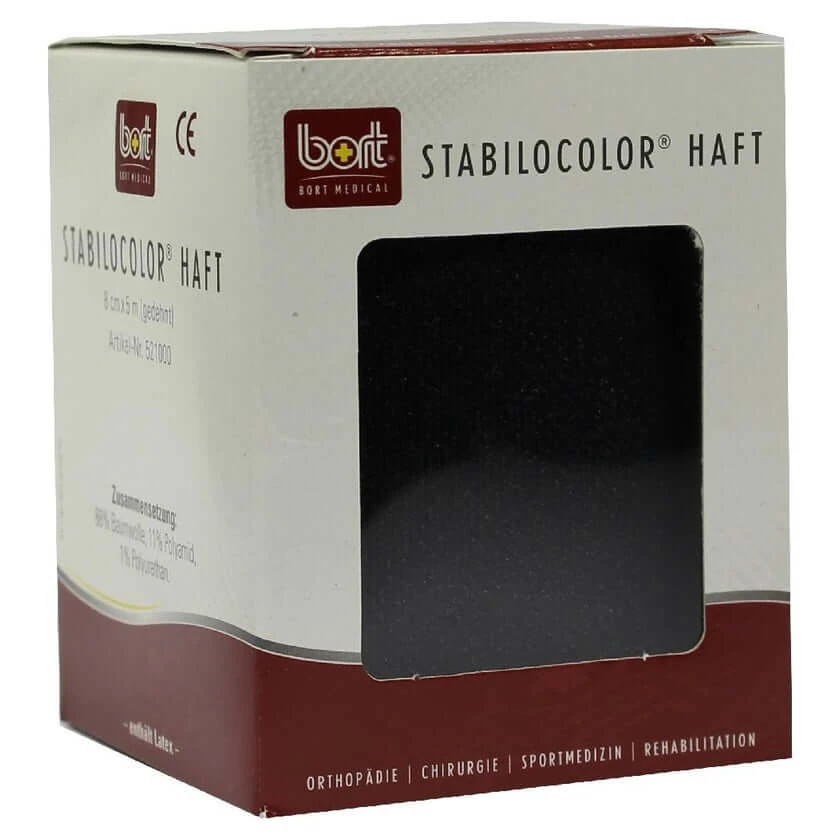 BORT Stabilocolor kleefzwachtel 8 cm zwart 1 st