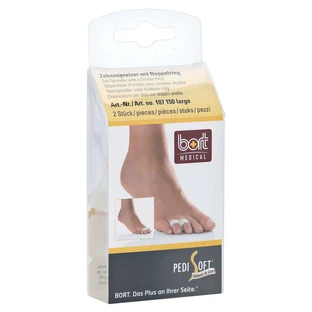 BORT Pedisoft separador de dedos con doble anillo 2 uds.