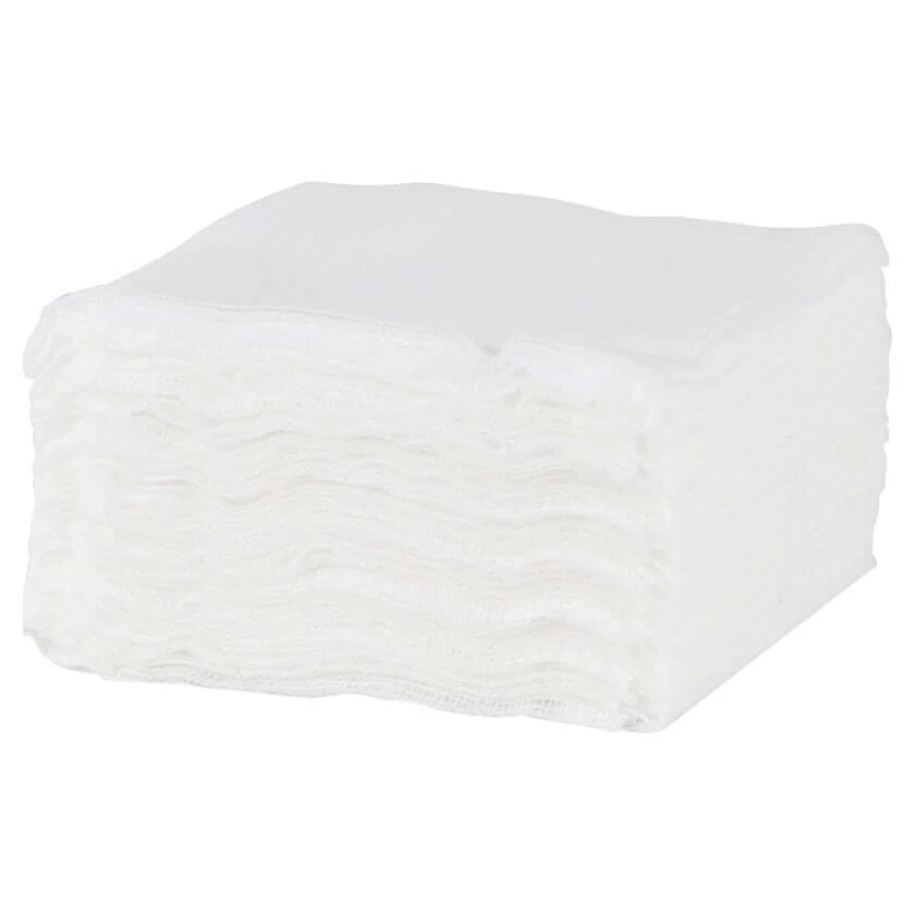 Gaaskompressen set 10x10 cm steriel 8 vouwen 50X2 st.