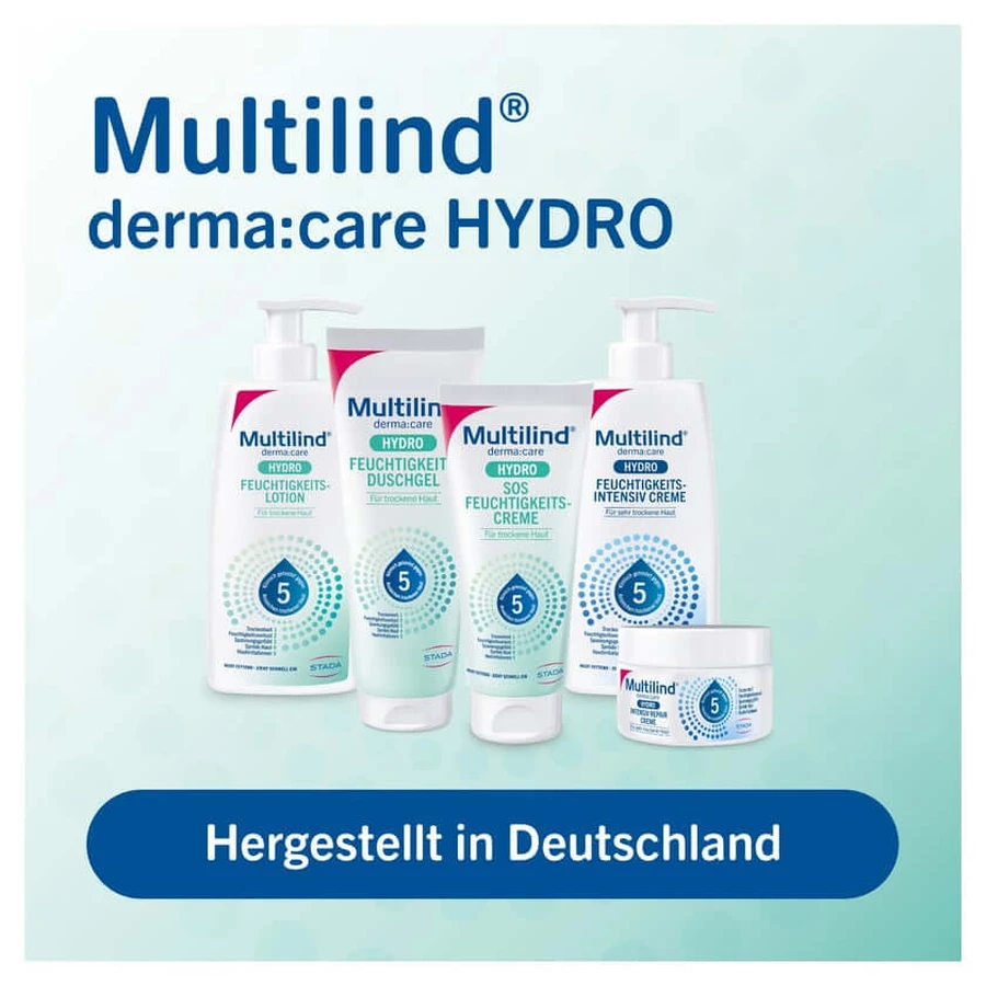Multilind derma:care HYDRO Intensieve Herstelcrème 150 ml