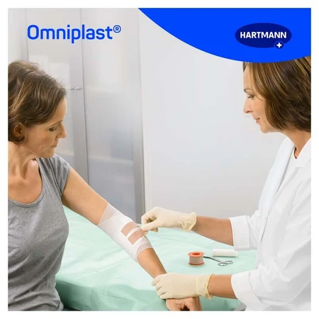 Esparadrapo de fijación Omniplast hilo textil 2,5 c 1 ud.