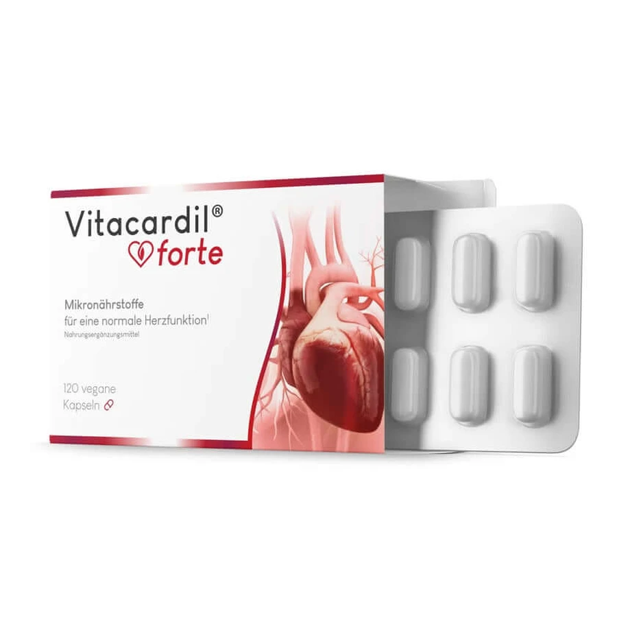 Vitacardil Forte M.tiamina per la funzione cardiaca caps. 120 pz.