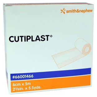 Cutiplast 6 cmx5 m wondverband in dispenser 1 P