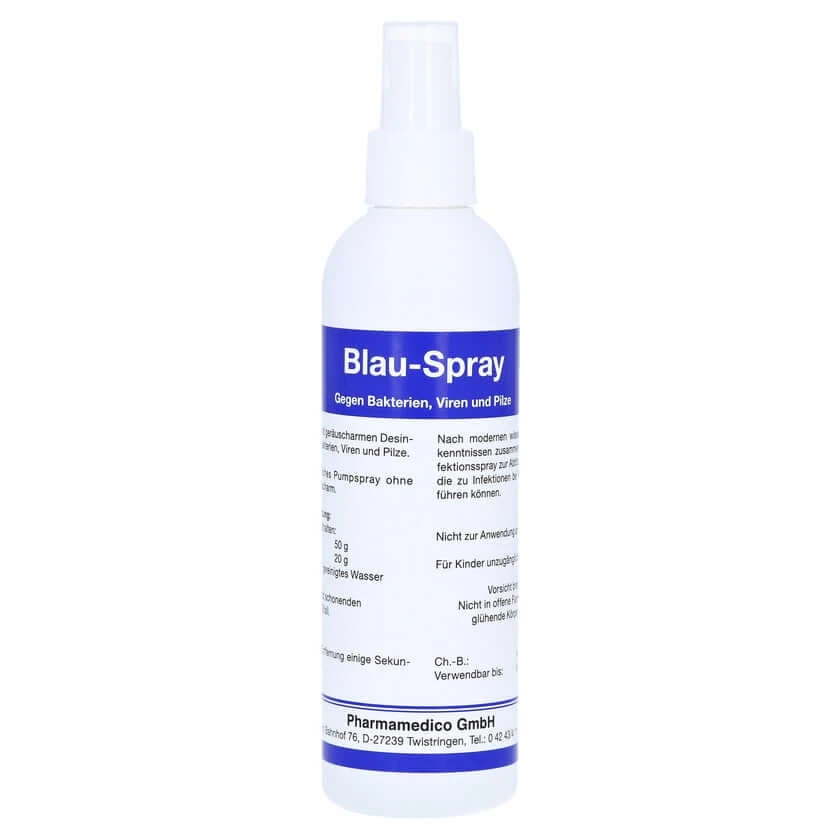 Blauwe spray dierenarts. 200 ml