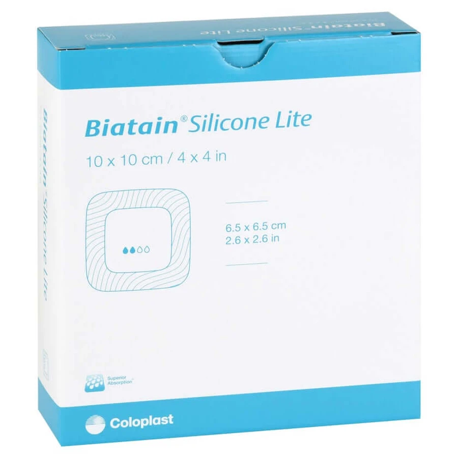 Biatain Silicon Lite pansament spumă 10x1 10 buc