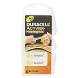 Batterijen voor hoortoestellen Duracell 10 6 stuks