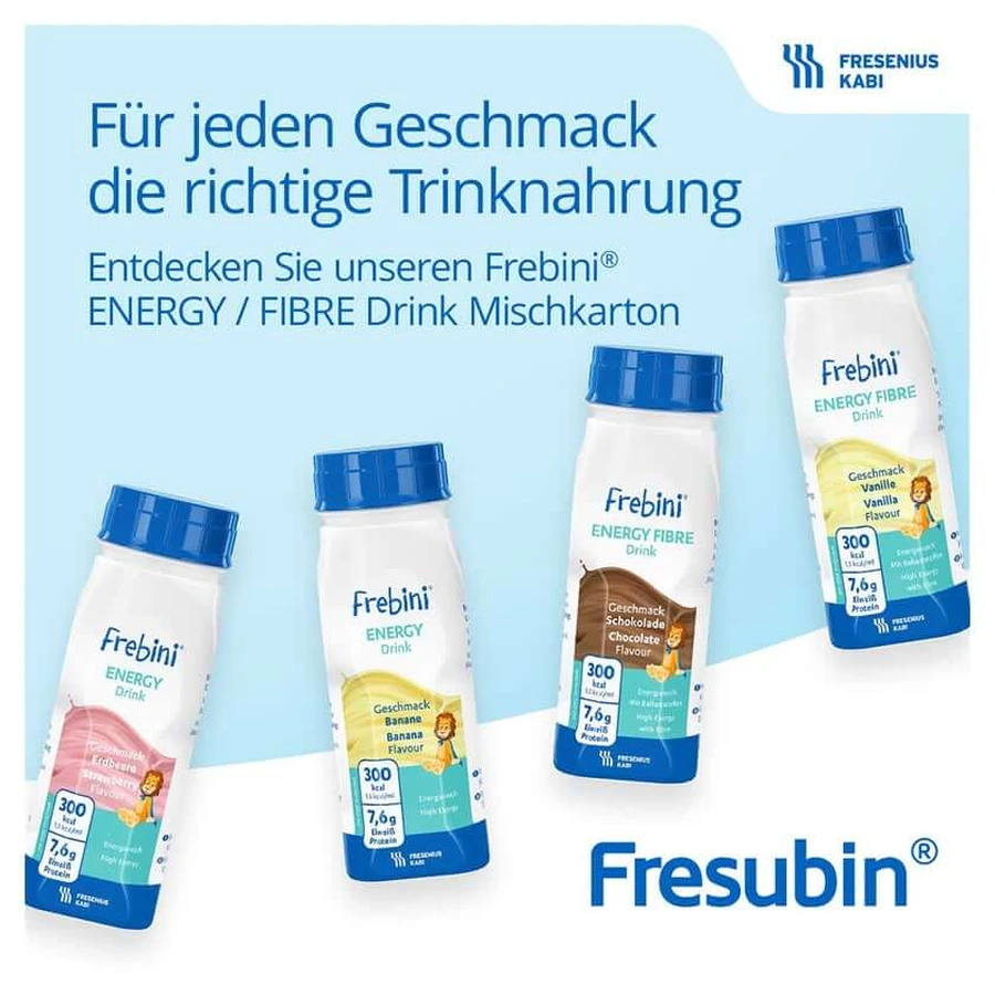 Frebini Energie Vezel Drinkvoeding Chocolade 4X200 ml