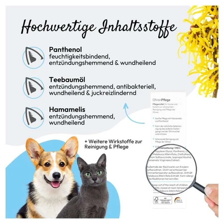 PHA Ohrenpflege Tropfen Hunde 100 ml