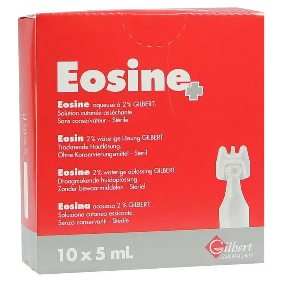 Solution aqueuse d'entretien Eosin 2% stérile 10X5 ml