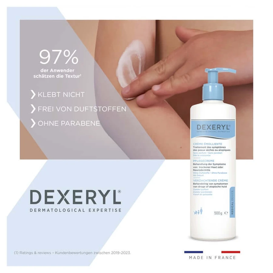 DEXERYL Pflegecreme Viererpack 4X500 g