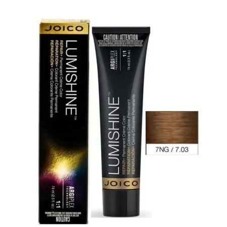 Trwała farba do włosów Joico Lumishine Permanent Creme 7NNNG 74ml: ceny i cechy