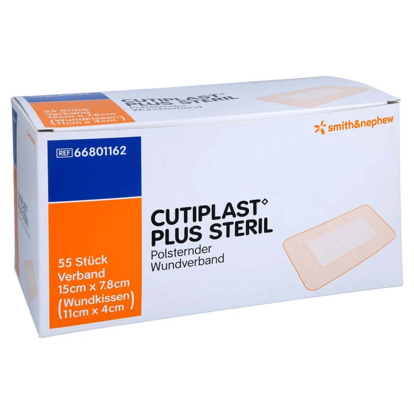 Cutiplast Plus Steriel Verbandmateriaal 7,8x15 cm 55 st.