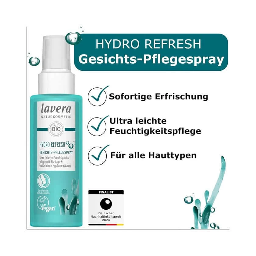 Lavera Hydro Refesh Gezichtsverzorging Spray 100 ml