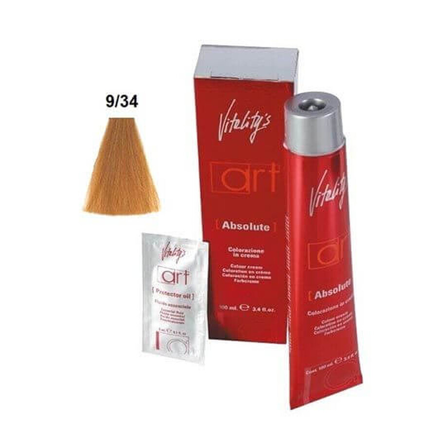 Vitality's Art Absolute permanente haarverf met ammoniak 9.34 100ml