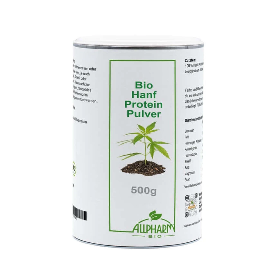 Protéine de chanvre biologique Allpharm 500 g