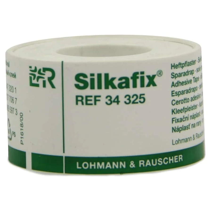 Tencuială adezivă Silkafix 2,5 cmx5 m plastic S 1 buc