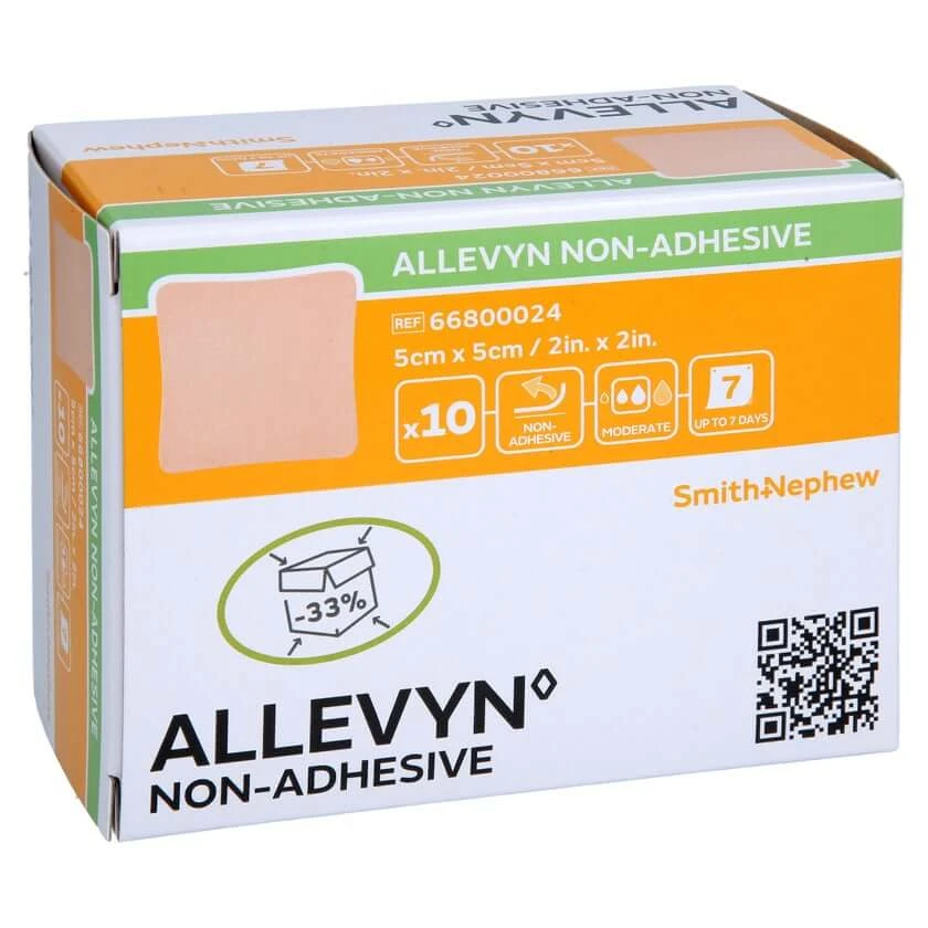 Allevyn Niet-verklevend 5x5 Cm Wondverband 10 st.