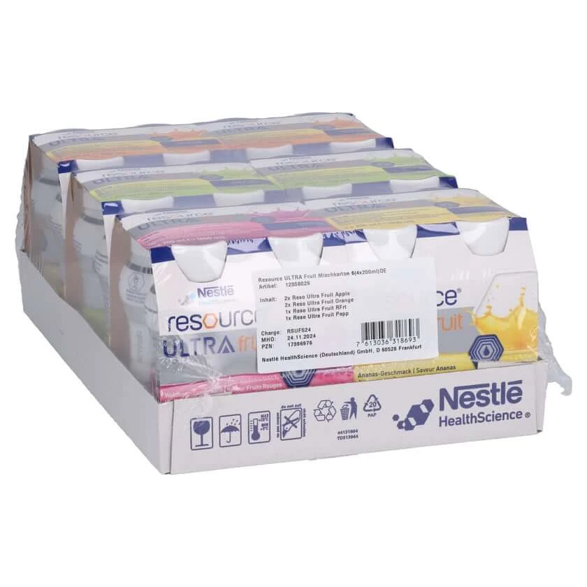 Resource Ultra Fruit gemengd karton vloeibaar 6X4X200 ml