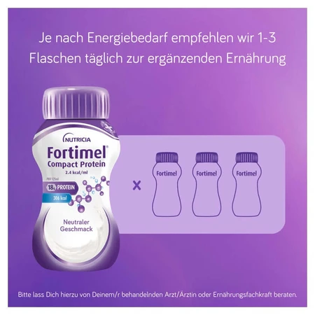 Fortimel Compact Protein 2.4 Kcal Neutral 4X125 ml