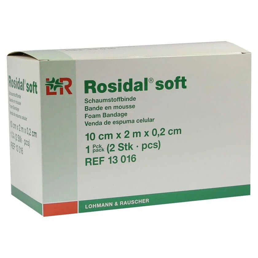Rosidal zacht verband 10 cm x 0,2 cm x 2 m 2 st.