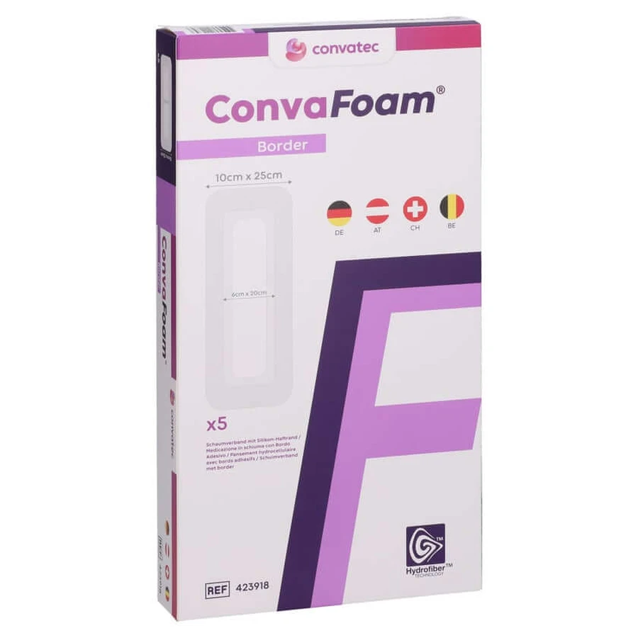 Convafoam Foam Bandage Border 10x25 Cm 5 pcs.