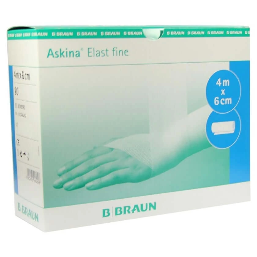 Askina Elast Fijnverband 6 cmx4 m los 20 st.