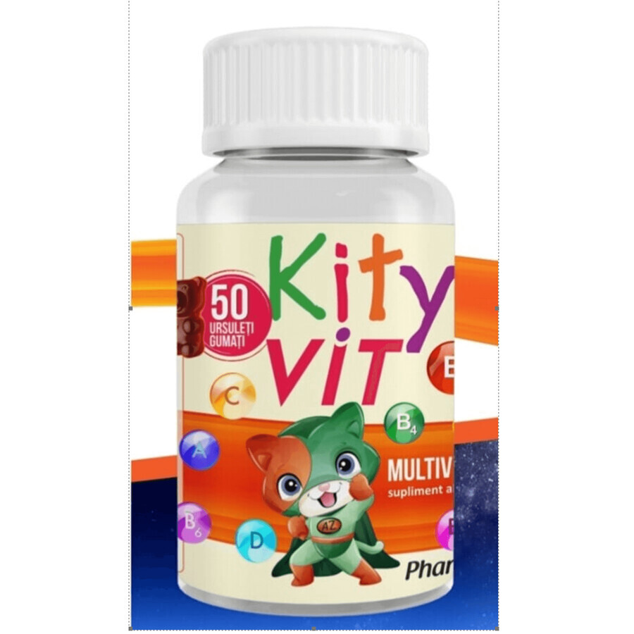 KITY VIT MULTIVITAMIN X 50 GUMATI URSULETS, PharmA-Z