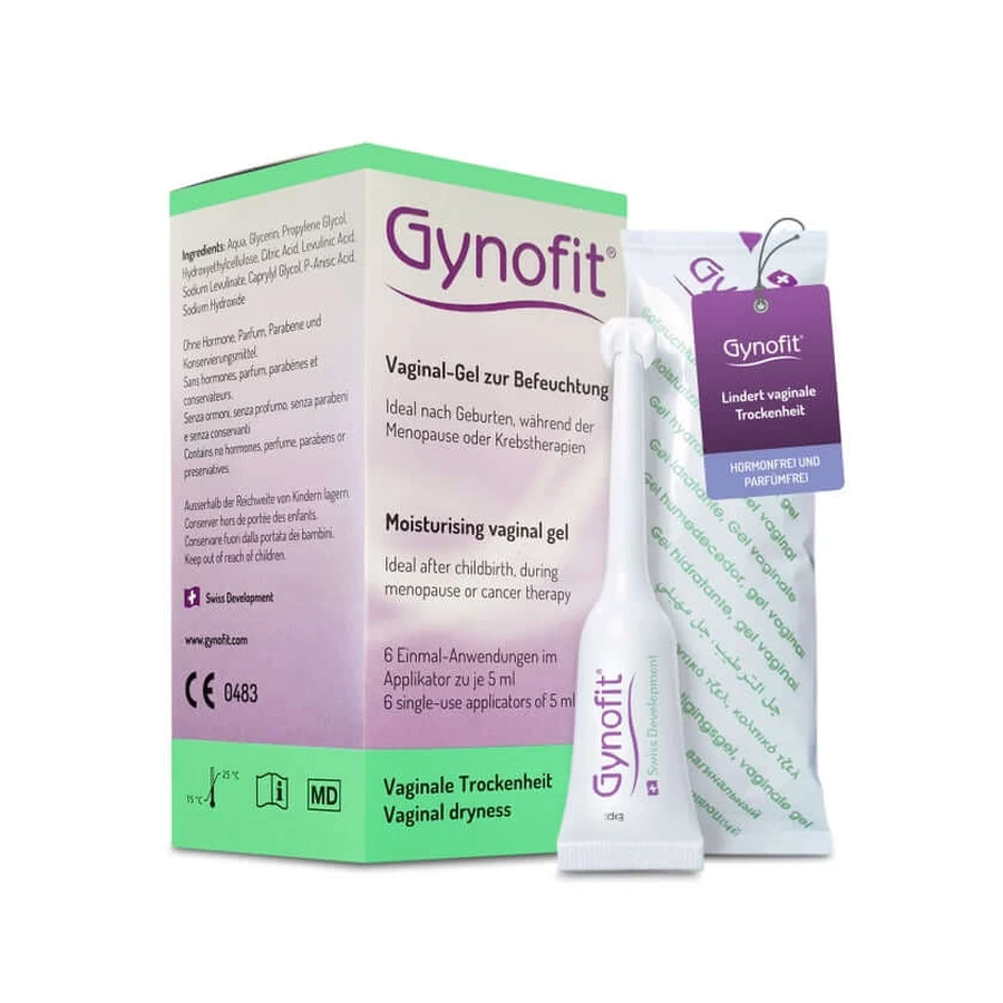 Gynofit vaginal gel for moisturizing 6X5 ml