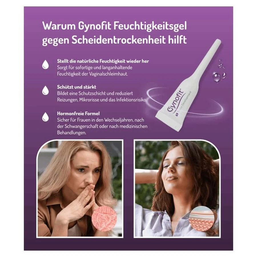 Gynofit vaginal gel for moisturizing 6X5 ml