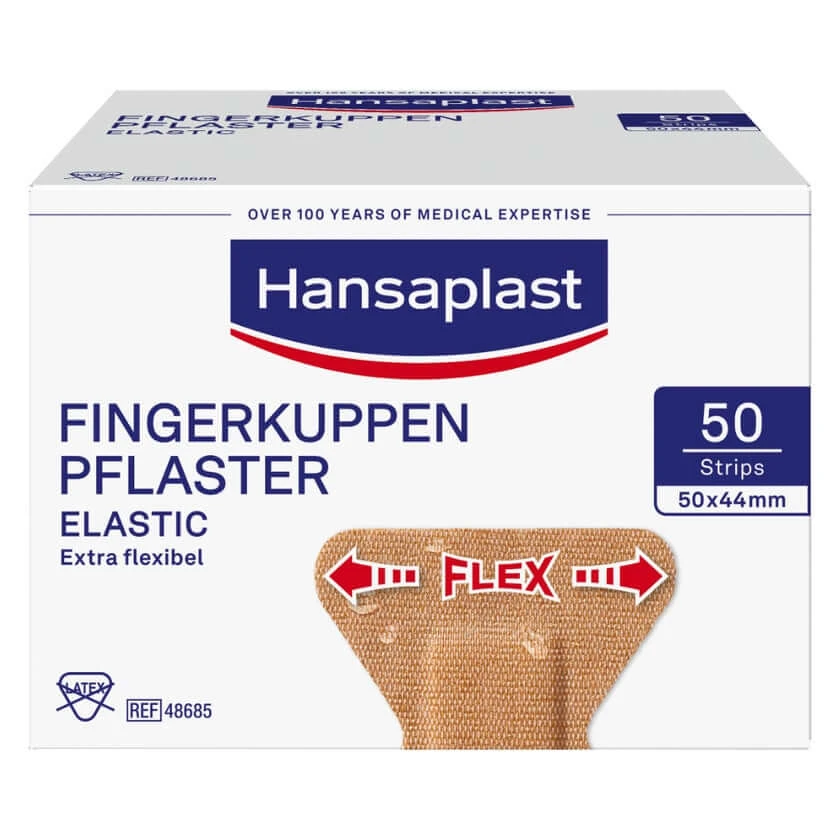 Hansaplast Elastische vingertoppleister, 5 x 4,4 cm 50 st.