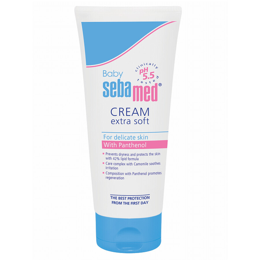 Crème extra douce pour la peau de bébé, 200 ml, Sebamed Baby