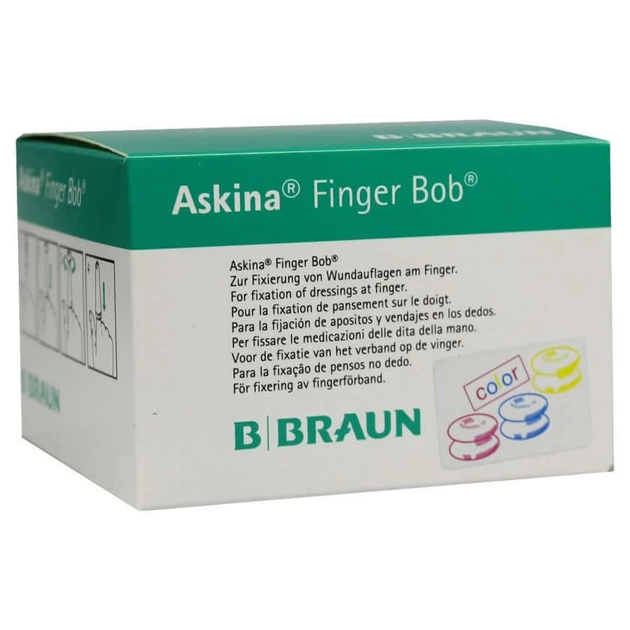 Askina Finger Bob coloré 50 pcs