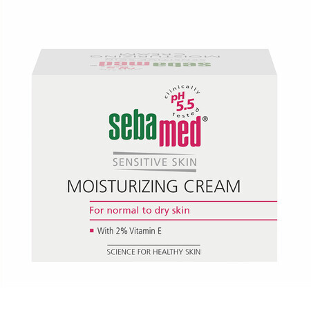 Dermatologische vochtinbrengende crème met vitamine E, 75 ml, Sebamed