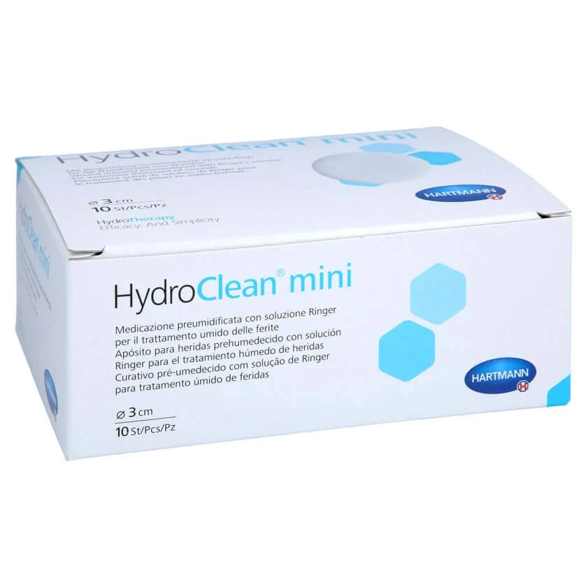 Hydroclean minicompressen 3 cm rond ste 10 stuks