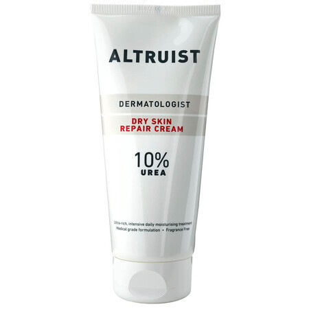 Crema dermatologica riparatrice per pelli secche con 10% di urea, 200 ml, Altruist