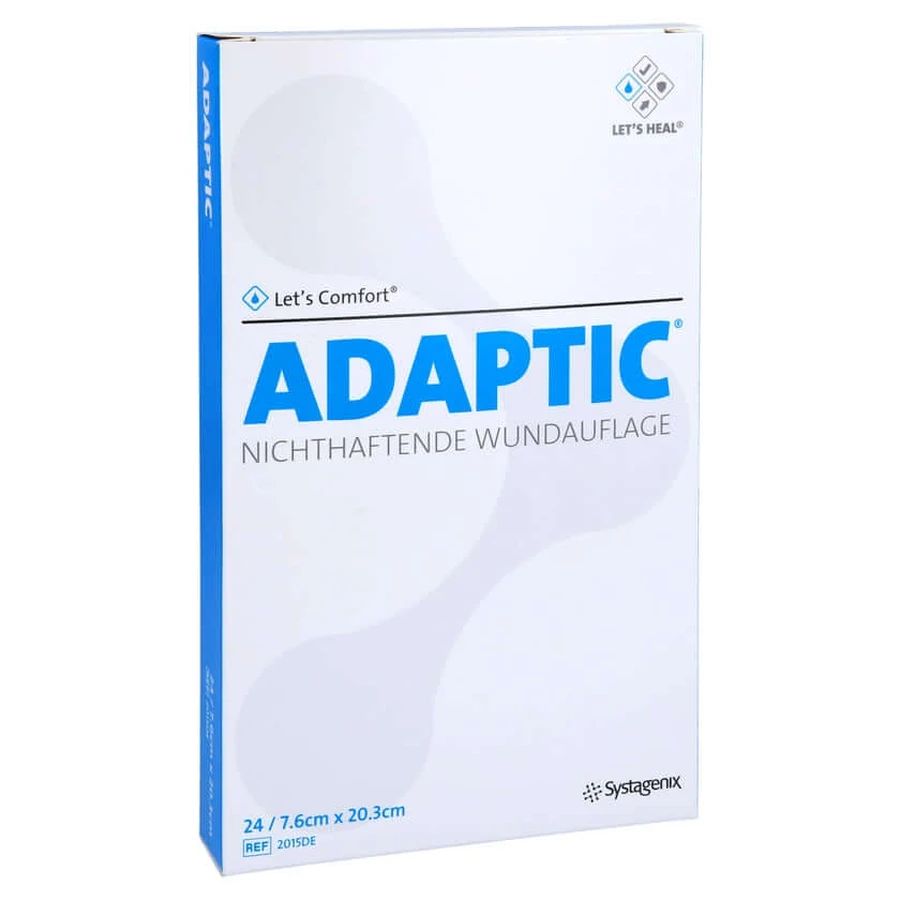 Adaptic 7,6x20,3 cm apósito húmedo 24 uds.