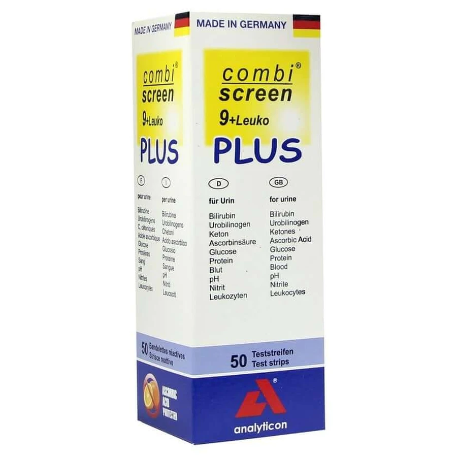 Strisce reattive Combiscreen 9+leuko Plus 50 pz.