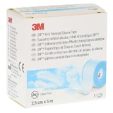 3M pleister met siliconencoating 2,5 cmx 1 st