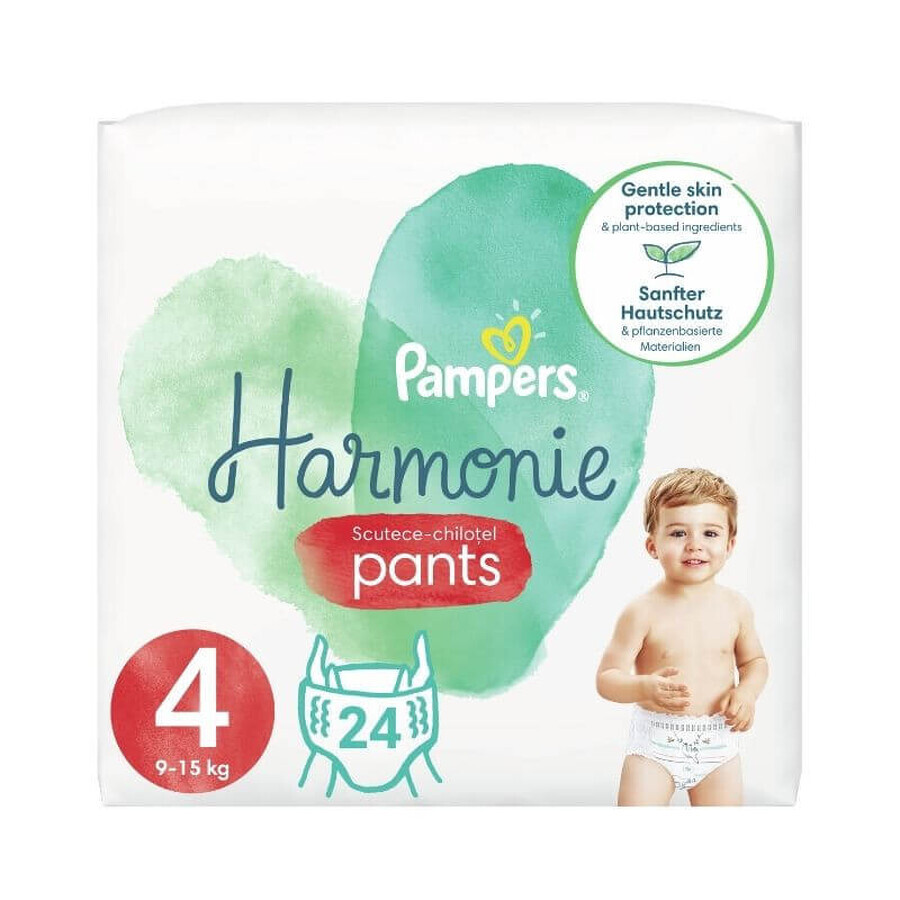 Pampers Harmonie Höschen 4, 9-15kg (24)