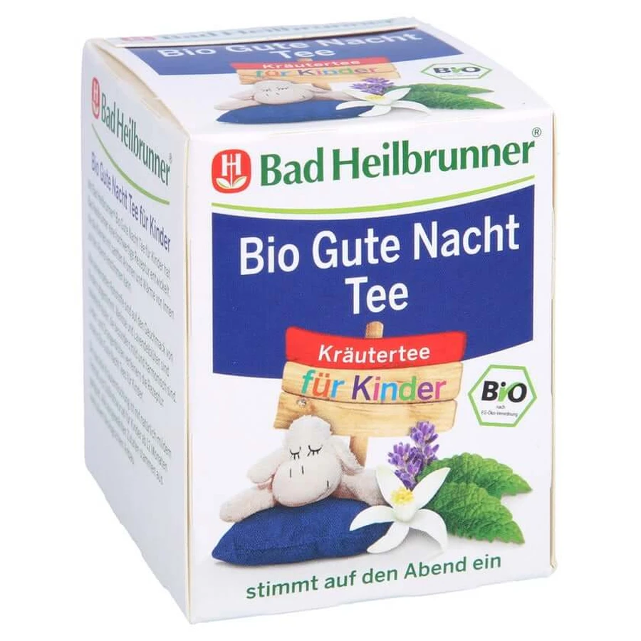 BAD Heilbrunner Biologische Goedenacht Thee voor Kinderen 8X1,75 g