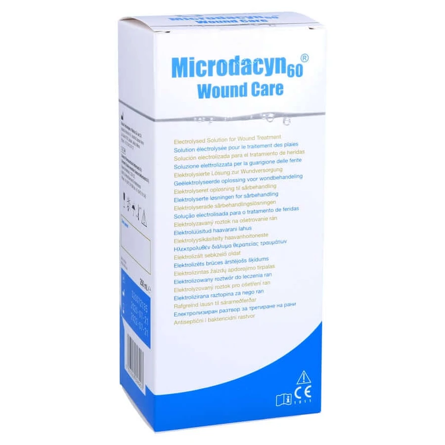 Microdacyn60 solution d'irrigation des plaies 250 ml