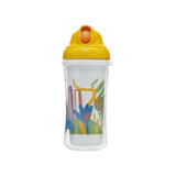 Bebe Dor Glass with straw 270ml 7506