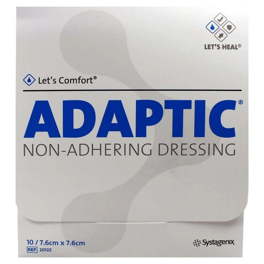 Adaptic 7,6x7,6 cm apósito húmedo 2 10 uds.