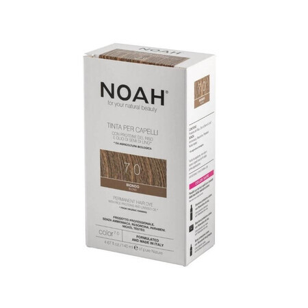 Natuurlijke haarverf, Blond (7.0) x 140ml, Noah