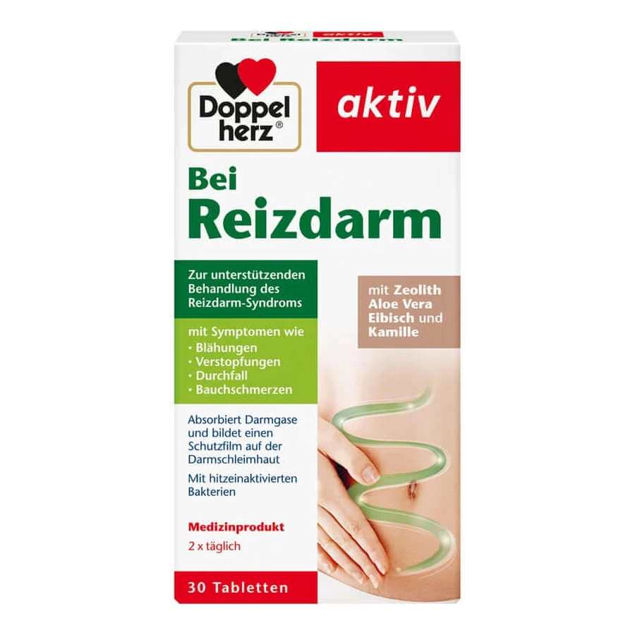 Double Heart voor Prikkelbare Darm Syndroom Tabletten 30 St